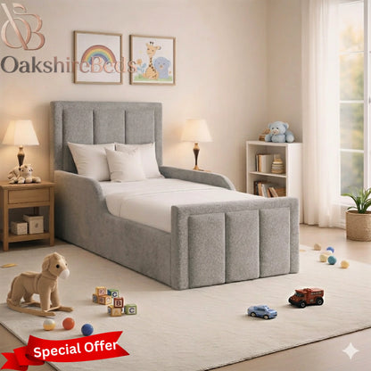 Luxury Teddy Haven Kids Bed by OakshireBeds 2026 Design grey colour variation.webp