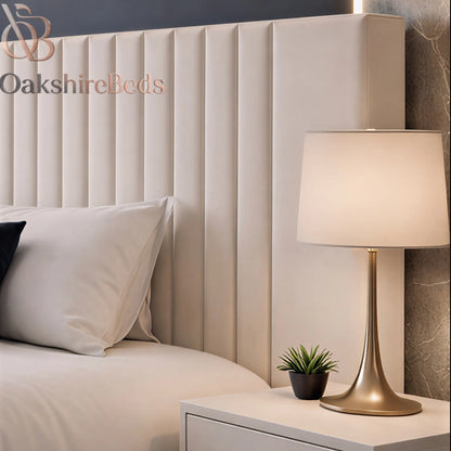Luxury Winged Upholstered Bed UK | Leonardo Bed 14” Extended Design
