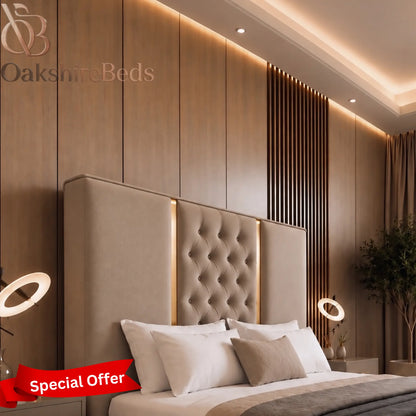 Malena Trim Floor-Standing Headboard | OakshireBeds
