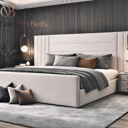 Monarch Luxe Bed | Luxury Upholstered Bed Frame with Storage – OakshireBeds