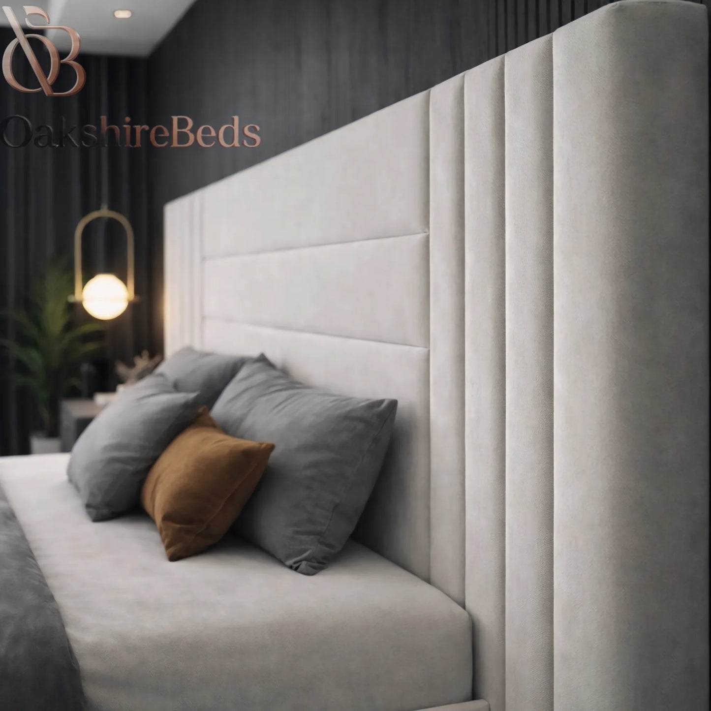 Monarch Luxe Bed | Luxury Upholstered Bed Frame with Storage – OakshireBeds