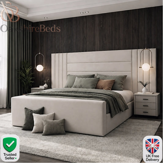 Monarch Luxe Bed | Luxury Upholstered Bed Frame with Storage – OakshireBeds