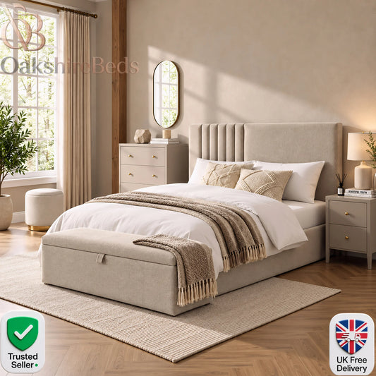 Naples Storage Bed | Upholstered Bed | OakshireBeds