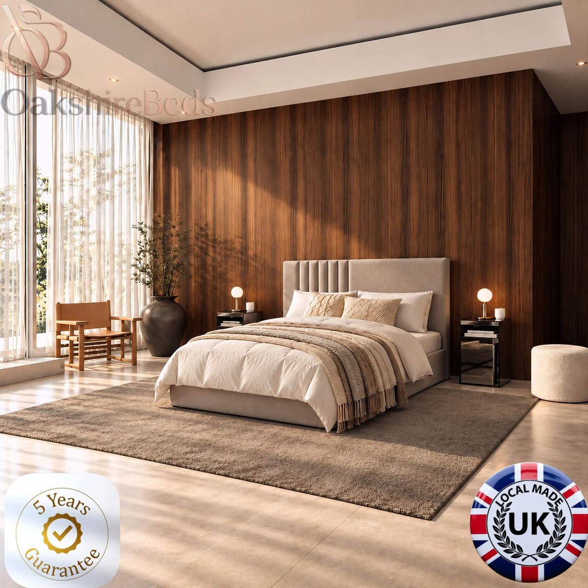 Naples Storage Bed | Upholstered Bed | OakshireBeds