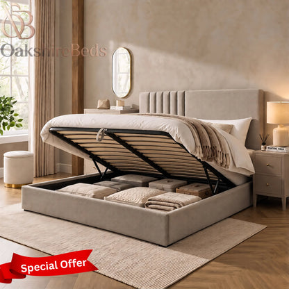 Naples Storage Bed | Upholstered Bed | OakshireBeds