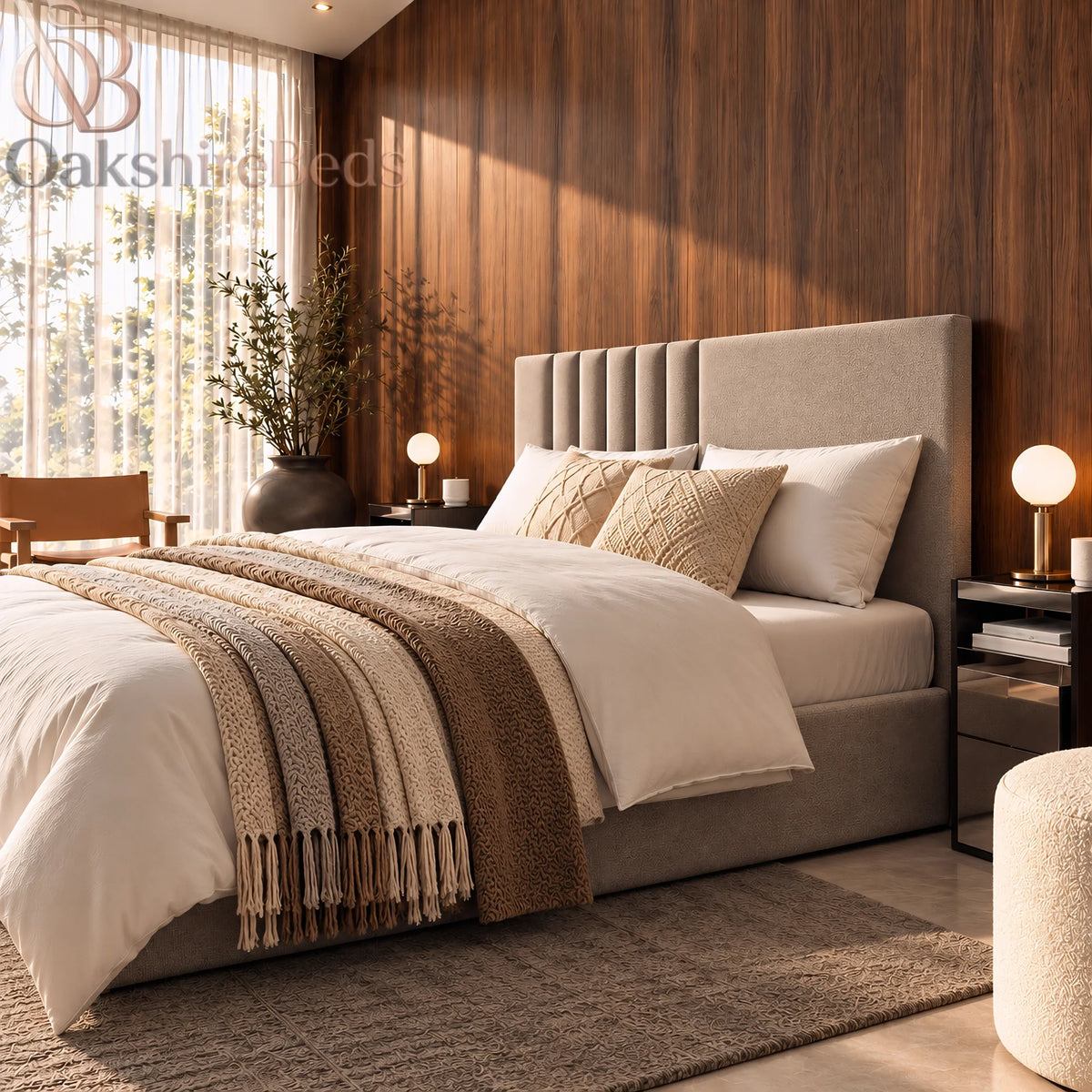 Naples Storage Bed | Upholstered Bed | OakshireBeds