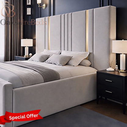 Nash Lane Trim Bed UK | Luxury Upholstered Designer Bed | OakshireBeds