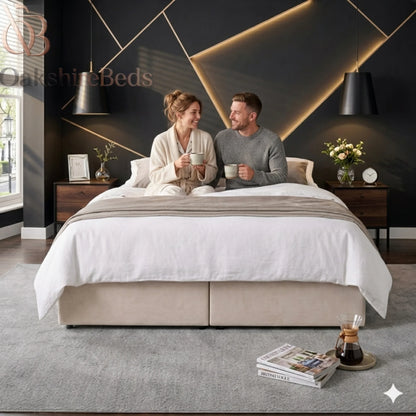 Nova Solid Divan Storage UK | Luxury Lift-Up Storage Divan Base | OakshireBeds