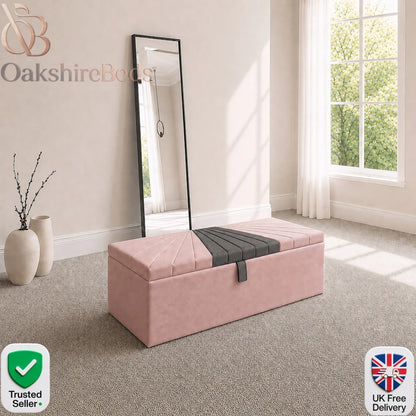 Opal Blanket Box – Luxury Upholstered Bedroom Storage