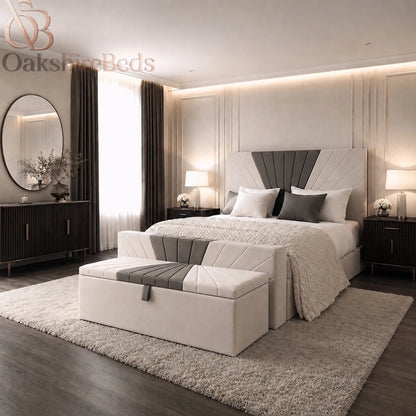 Opal Blanket Box – Luxury Upholstered Bedroom Storage