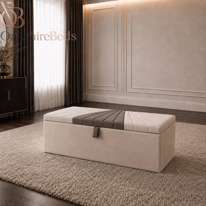 Opal Blanket Box – Luxury Upholstered Bedroom Storage