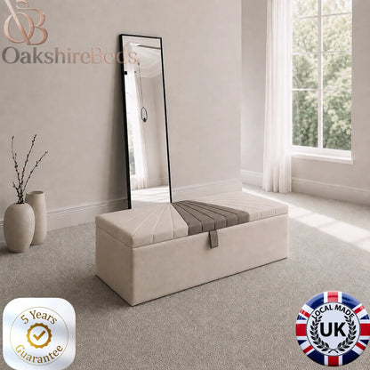 Opal Blanket Box – Luxury Upholstered Bedroom Storage