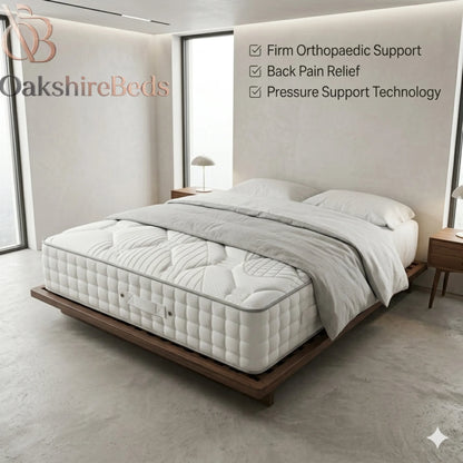 OrthoLux Mattress UK  Firm Double Foam Mattress  OakshireBeds