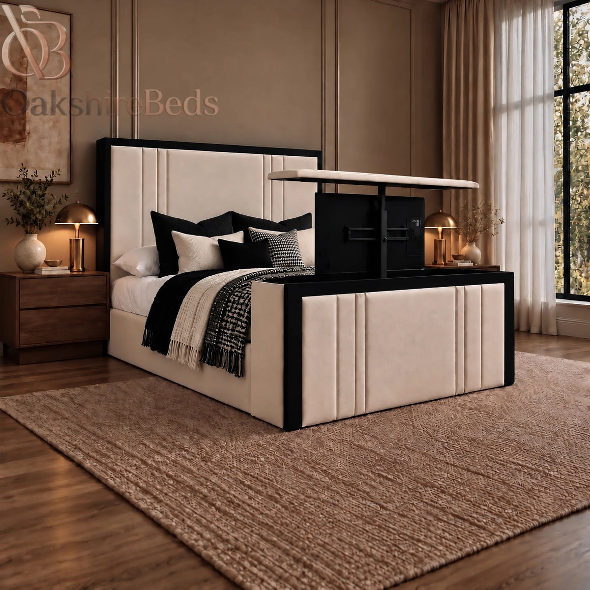 Perla Dual Design TV Bed | OakshireBeds