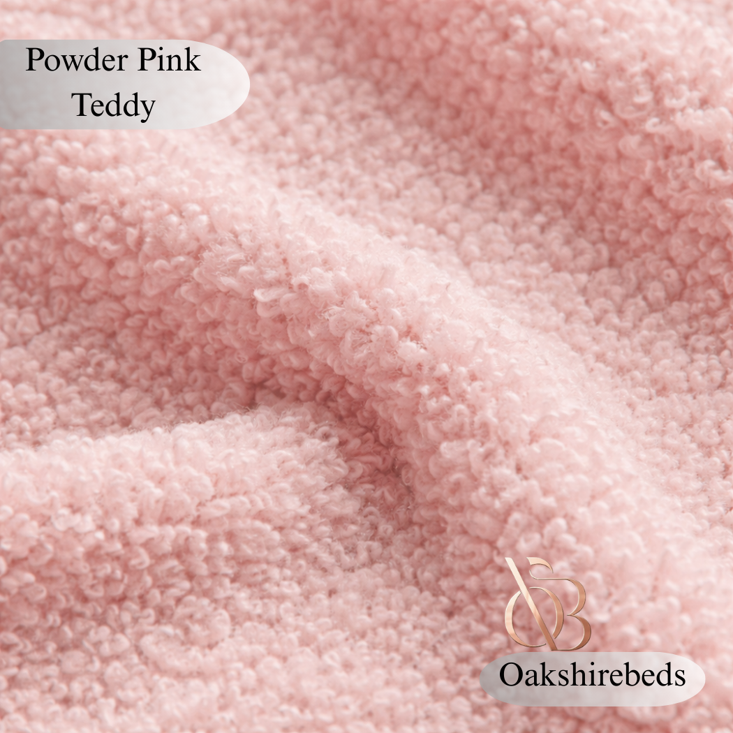 Boucle Teddy Fabric Samples UK | Luxury Upholstery Swatches | OakshireBeds