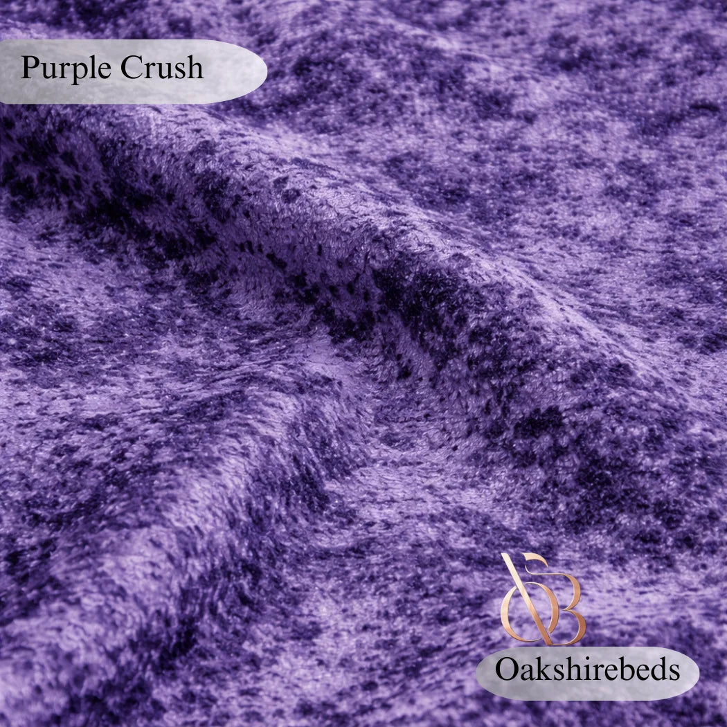 Crushed Velvet Fabric Samples UK | Luxury Upholstery Swatches | OakshireBeds