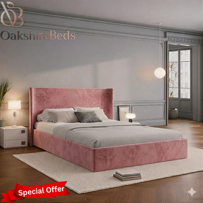 Roma Bed Wingback Headboard OakshireBeds UK
