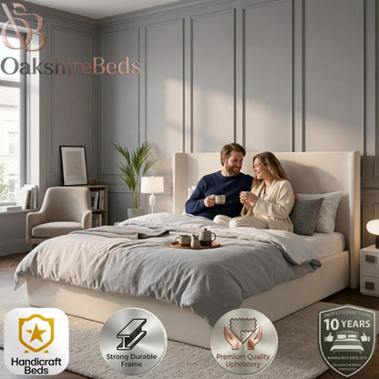 Roma Fabric Bed Frame UK Handmade
