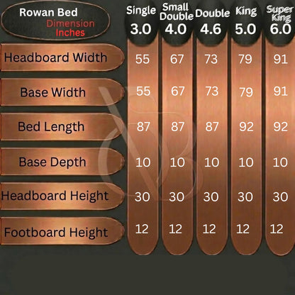 Rowan Ottoman Wing Bed – Luxury Storage Bed Frame | OakshireBeds UK