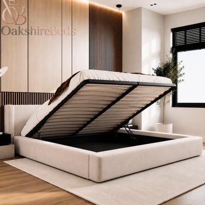 Rowan Ottoman Wing Bed – Luxury Storage Bed Frame | OakshireBeds UK