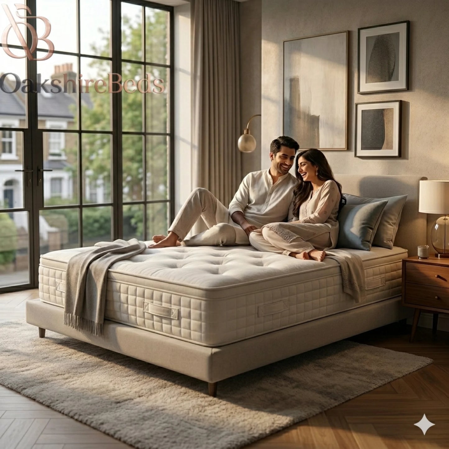 Royal Sovereign 4000 Pocket Pillow Top Mattress UK – Luxury Hand-Stitched Comfort | OakshireBeds
