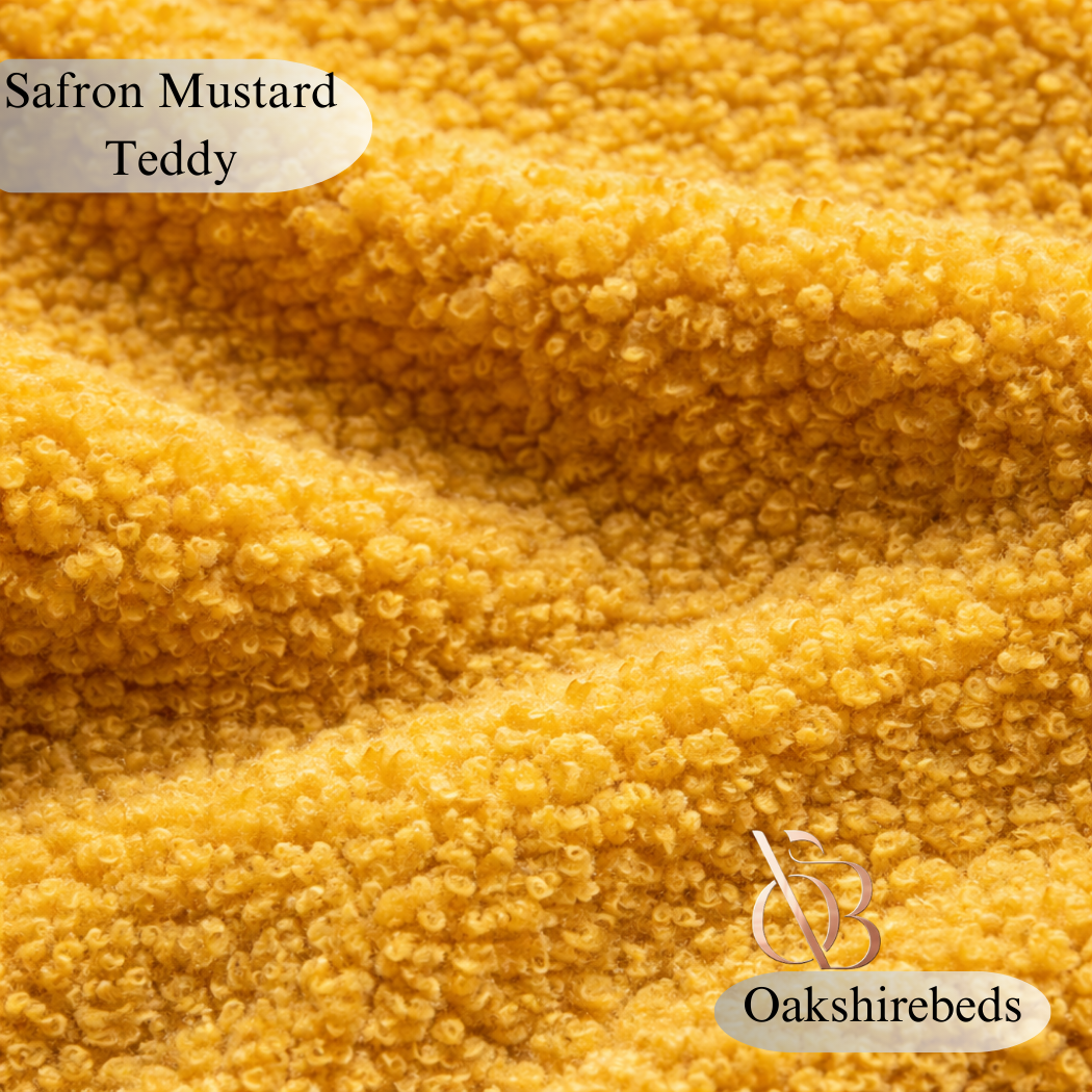 Boucle Teddy Fabric Samples UK | Luxury Upholstery Swatches | OakshireBeds