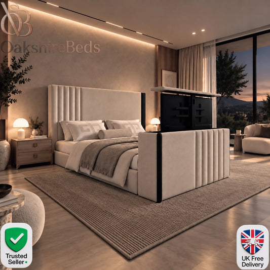 Sama TV Dual Design Luxury Bed UK | OakshireBeds