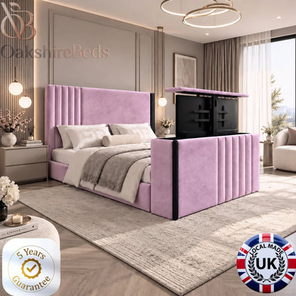 Sama TV Dual Design Luxury Bed UK | OakshireBeds