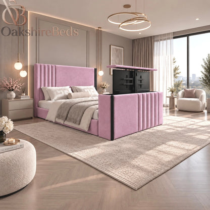 Sama TV Dual Design Luxury Bed UK | OakshireBeds