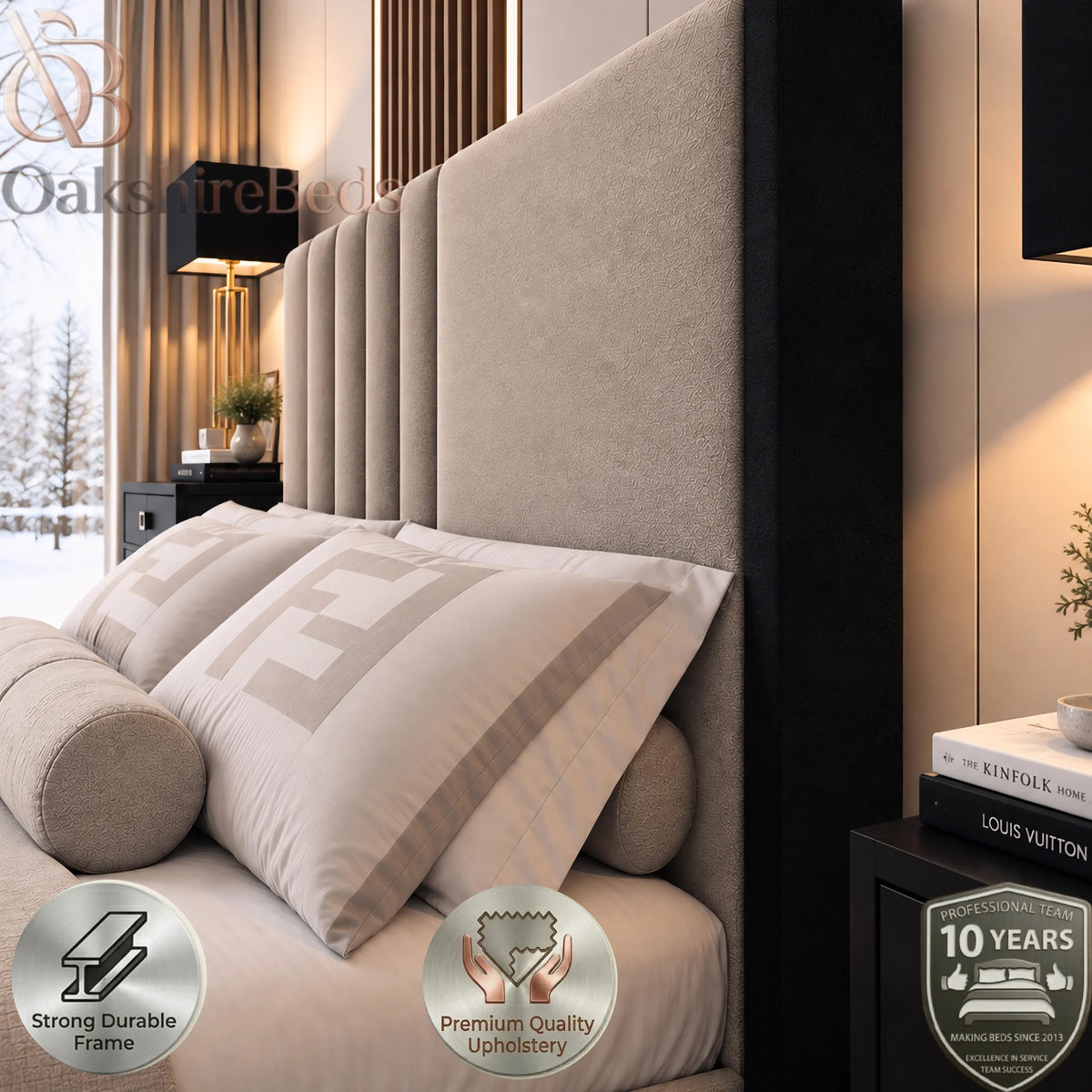Sama TV Dual Design Luxury Bed UK | OakshireBeds