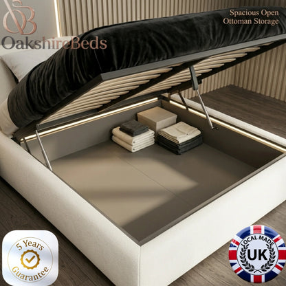 Luxe Luxury Upholstered Bed Frame – Handcrafted Bed UK 
