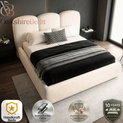 Luxe Luxury Upholstered Bed Frame – Handcrafted Bed UK 