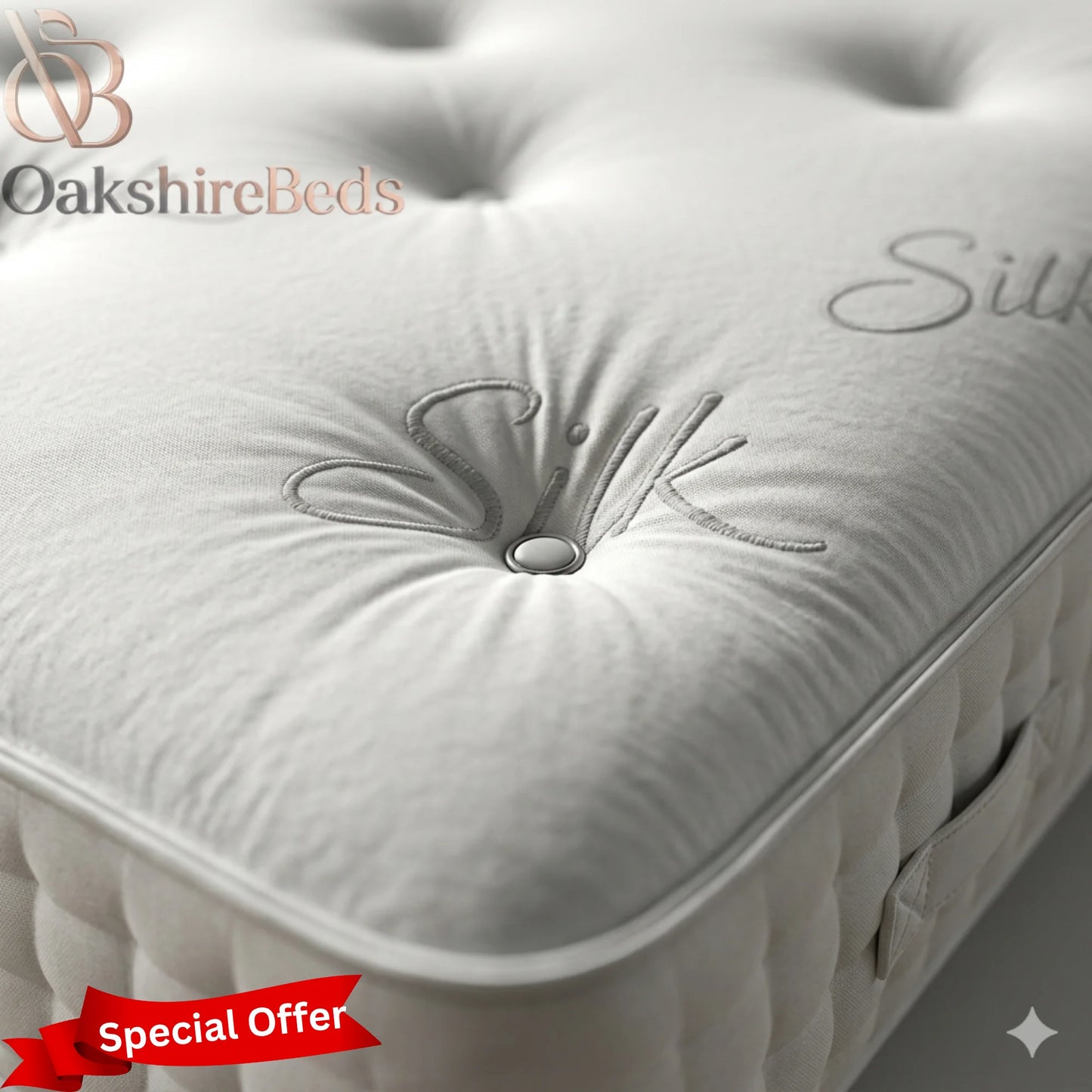 Soft Silk Regent 2000 Pocket Sprung Mattress UK – Luxury Medium Firm Support | OakshireBeds
