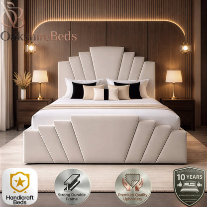 Sogno Luxury Upholstered Bed Frame | Elegant Modern Bed | OakshireBeds