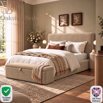 Soho Storage Bed UK | Ottoman Bed | Modern Upholstered Bed | OakshireBeds