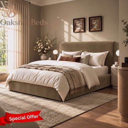 Soho Storage Bed UK | Ottoman Bed | Modern Upholstered Bed | OakshireBeds