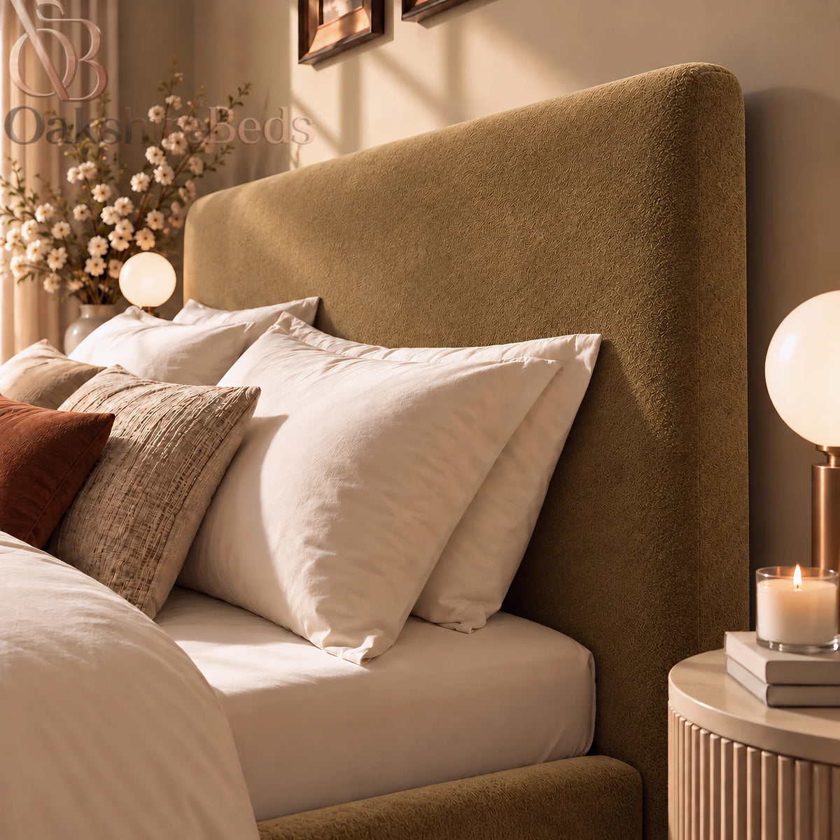 Soho Storage Bed UK | Ottoman Bed | Modern Upholstered Bed | OakshireBeds