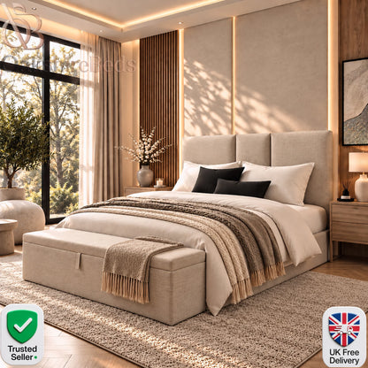 Tay Storage Bed | Upholstered Bed | OakshireBeds