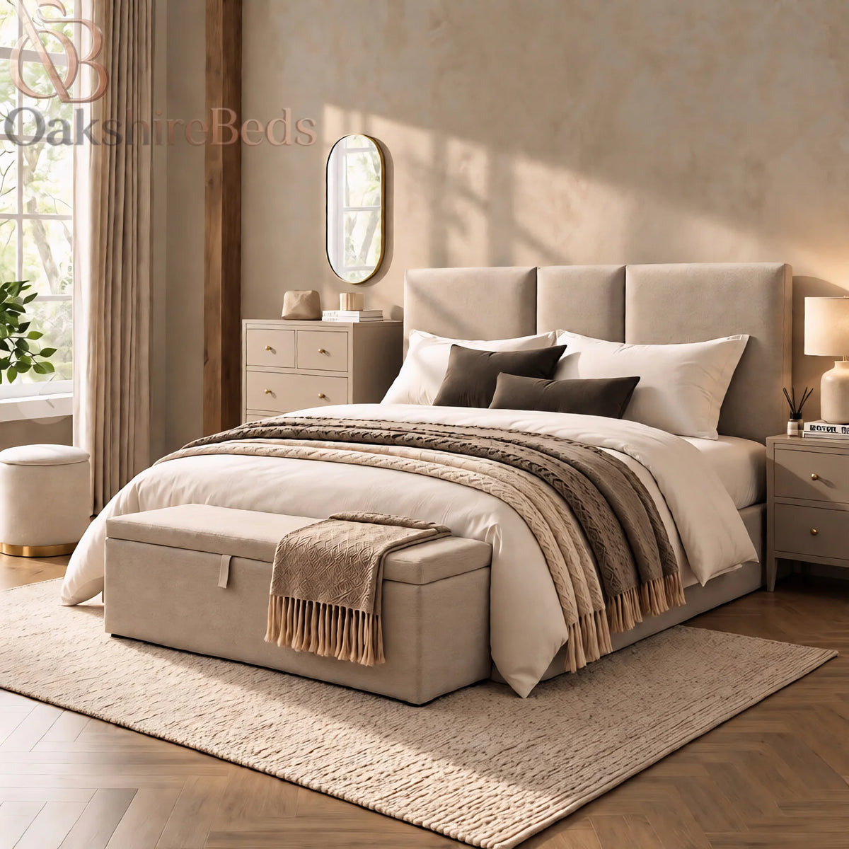 Tay Storage Bed | Upholstered Bed | OakshireBeds