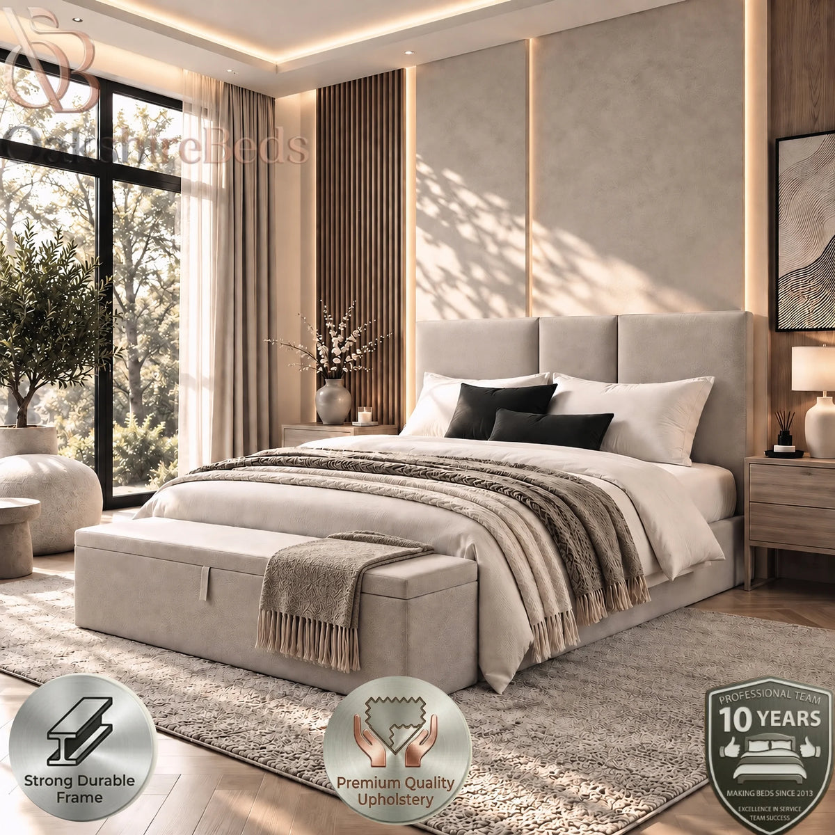 Tay Storage Bed | Upholstered Bed | OakshireBeds