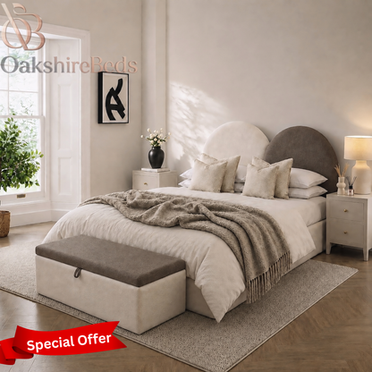 The Amélie Dual Design Upholstered Luxury Ottoman Bed UK