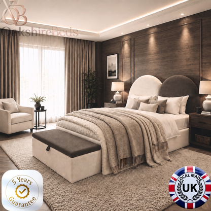 The Amélie Dual Design Upholstered Luxury Ottoman Bed UK