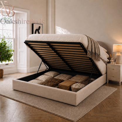 The Amélie Dual Design Upholstered Luxury Ottoman Bed UK
