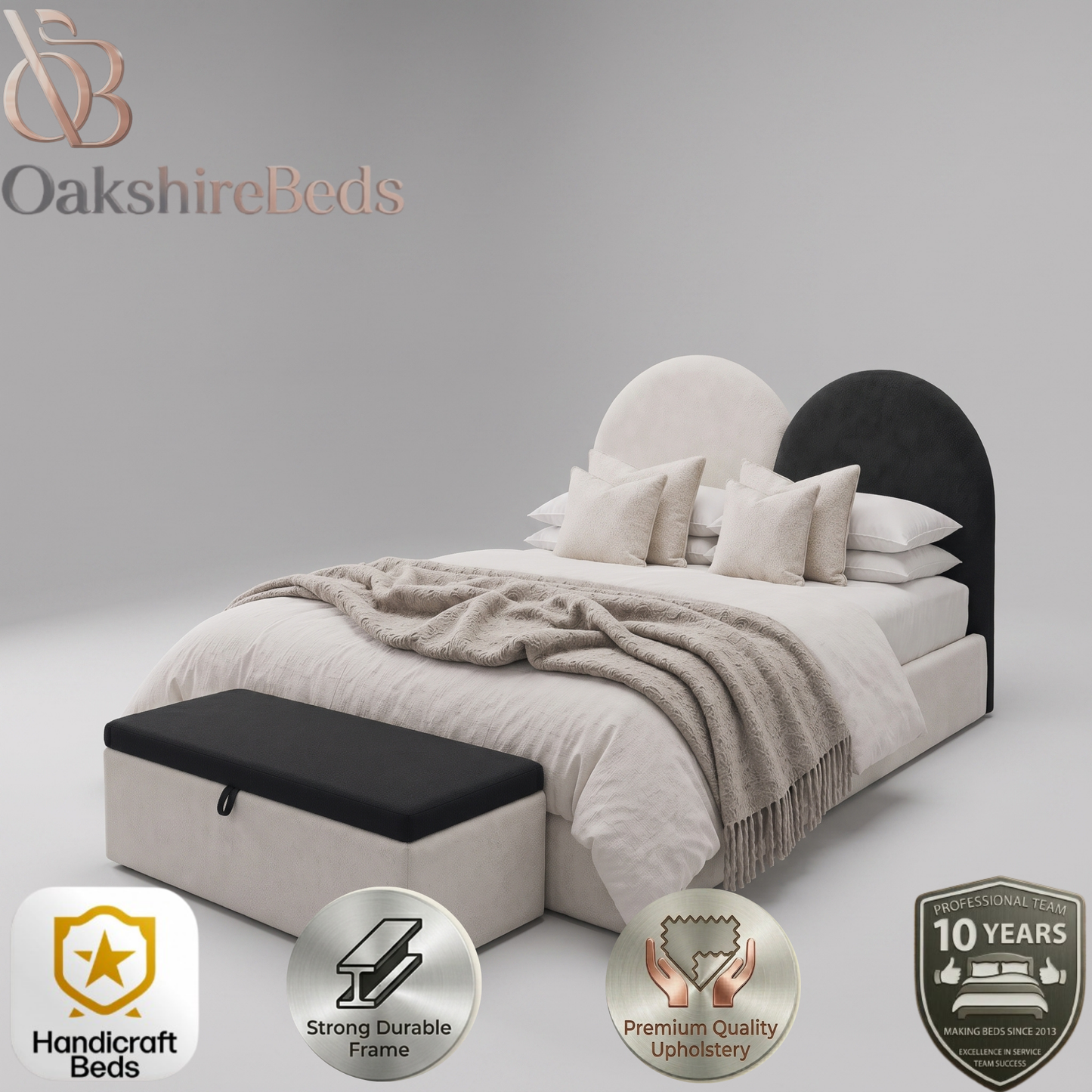The Amélie Dual Design Upholstered Luxury Ottoman Bed UK