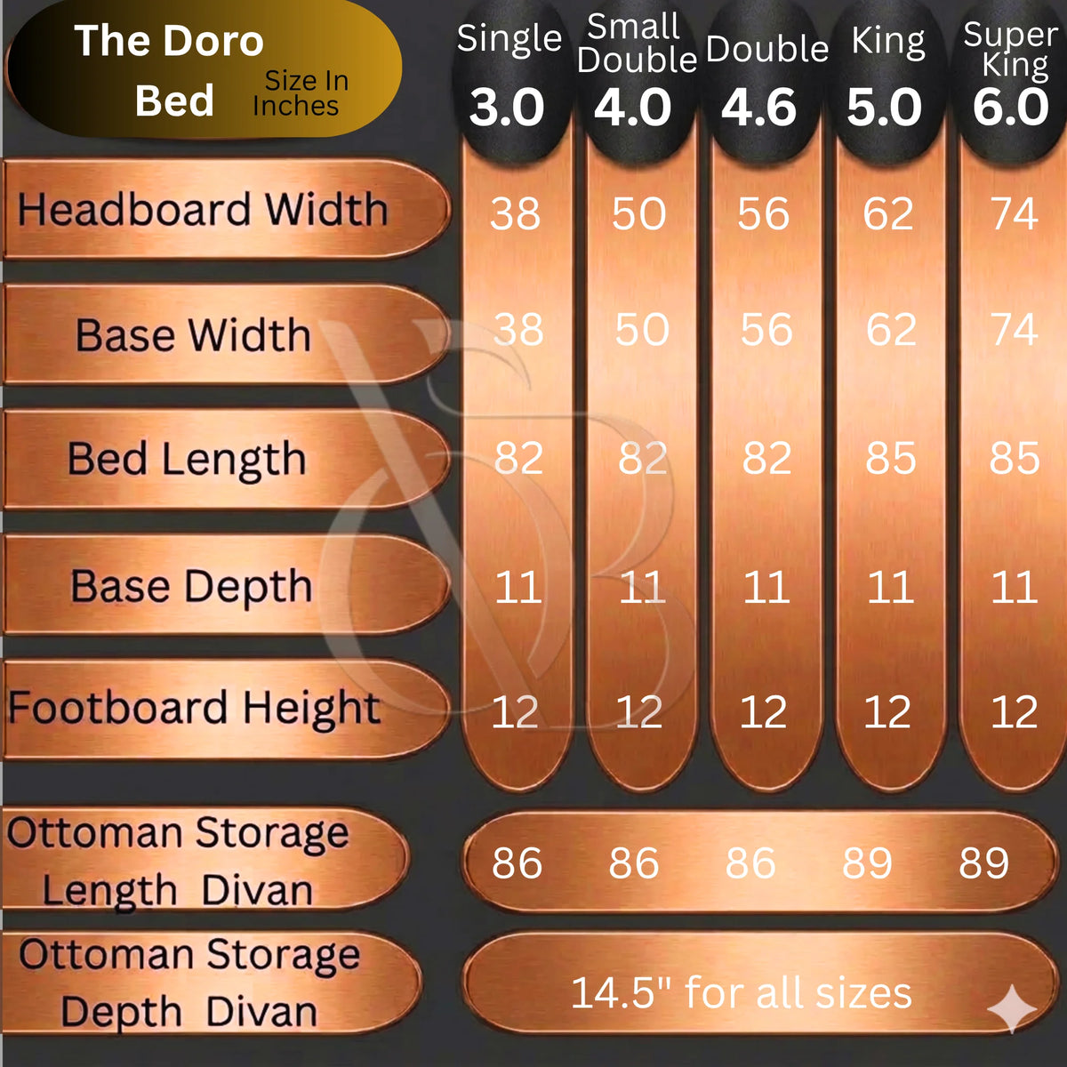 The Doro Bed | Upholstered Bed | OakshireBeds