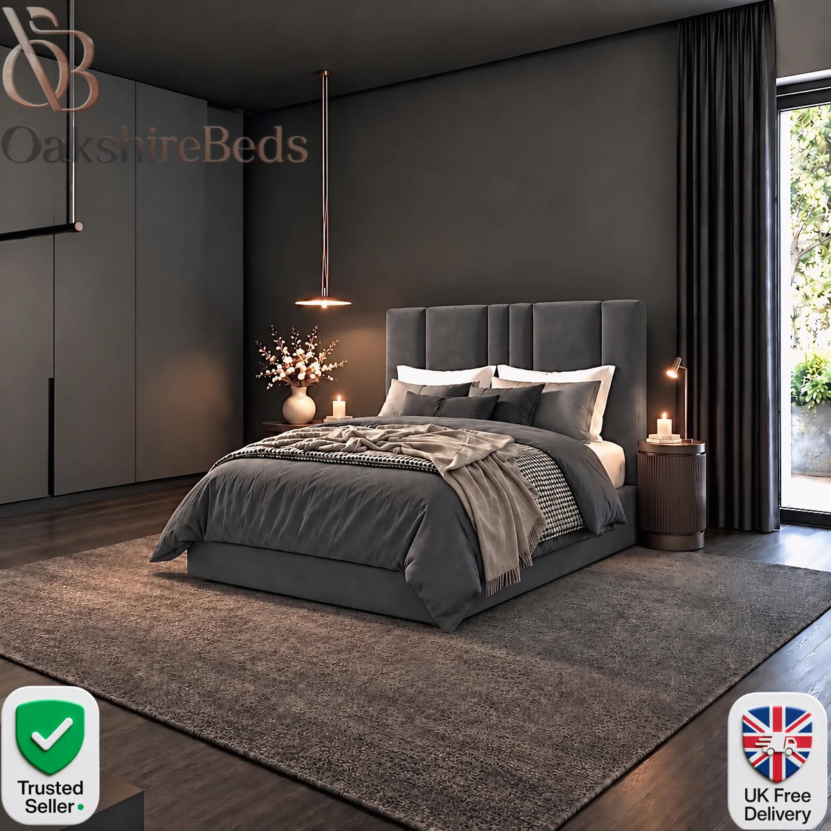 The Doro Bed | Upholstered Bed | OakshireBeds