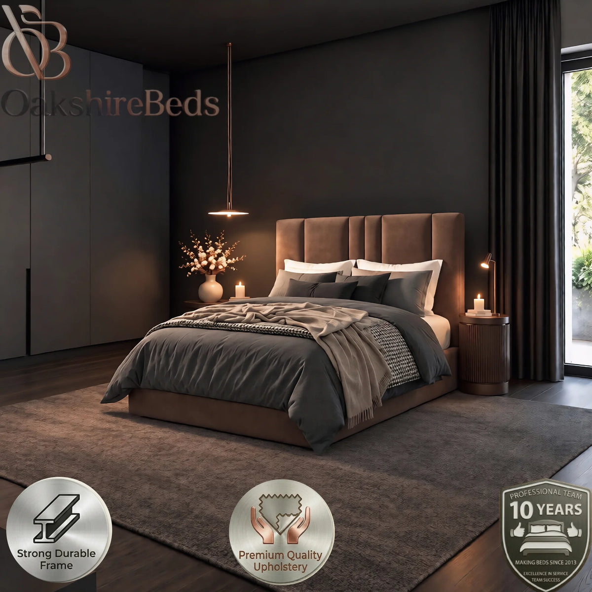 The Doro Bed | Upholstered Bed | OakshireBeds