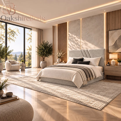The James Cross Bed | Upholstered Bed | OakshireBeds