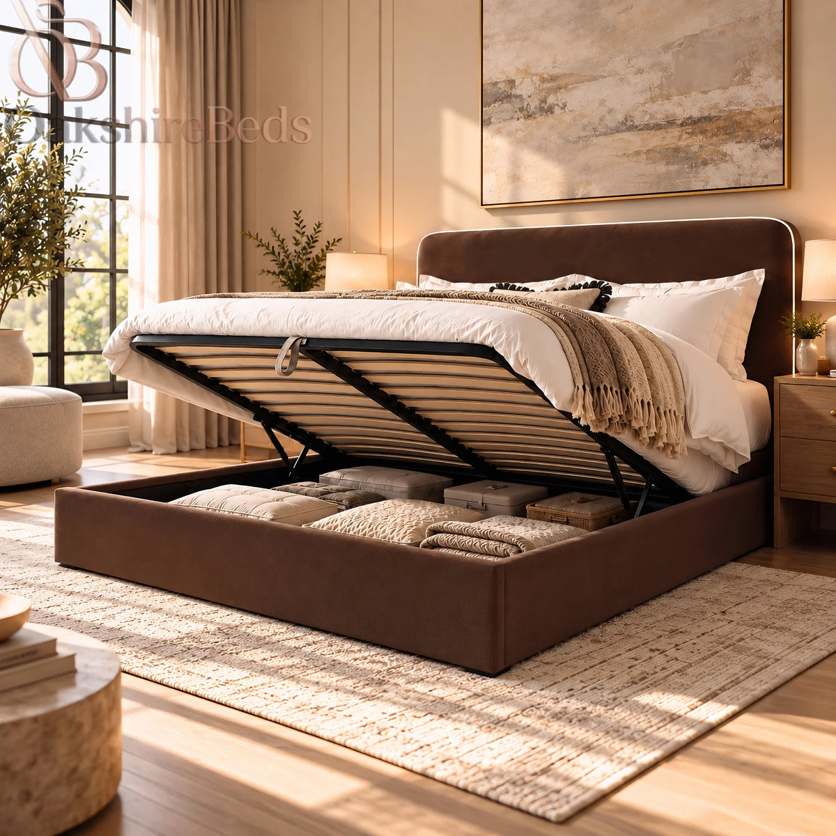The Kelso Piping Bed | Upholstered Bed | OakshireBeds