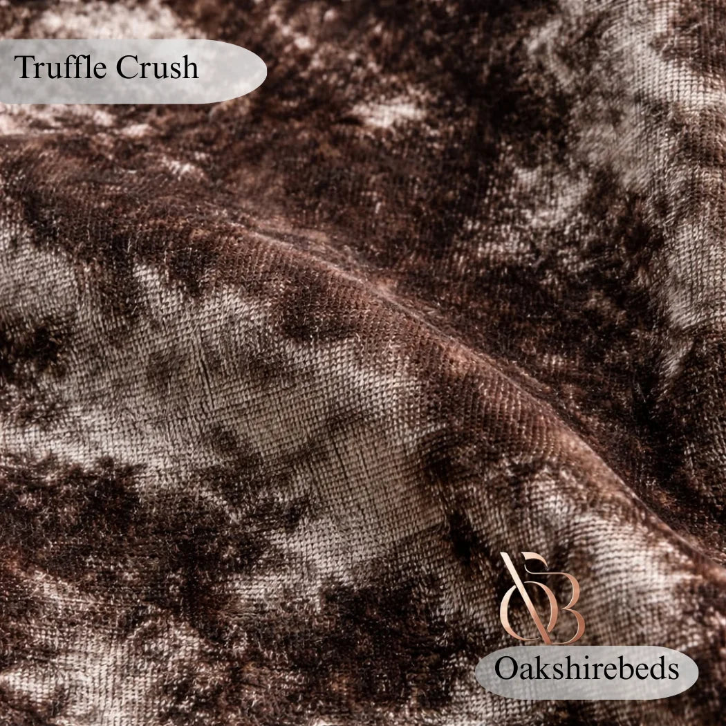 Crushed Velvet Fabric Samples UK | Luxury Upholstery Swatches | OakshireBeds